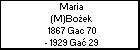 Maria (M)Bożek