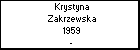 Krystyna Zakrzewska