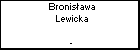 Bronisawa Lewicka