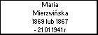Maria Mierzwiska