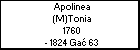 Apolinea (M)Tonia