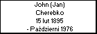 John (Jan) Cherebko