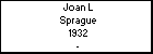Joan L Sprague