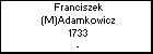 Franciszek (M)Adamkowicz