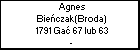 Agnes Bieczak(Broda)
