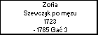 Zofia Szewczyk po mzu