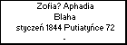 Zofia? Aphadia Blaha