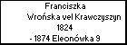 Franciszka Wroska vel Krawczyszyn