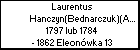 Laurentus Hanczyn(Bednarczuk)(Aczyn)