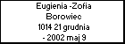 Eugienia -Zofia Borowiec