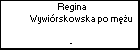 Regina Wywirskowska po mu