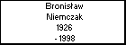 Bronisaw Niemczak