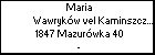 Maria Wawrykw vel Kaminszczak