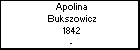 Apolina Bukszowicz